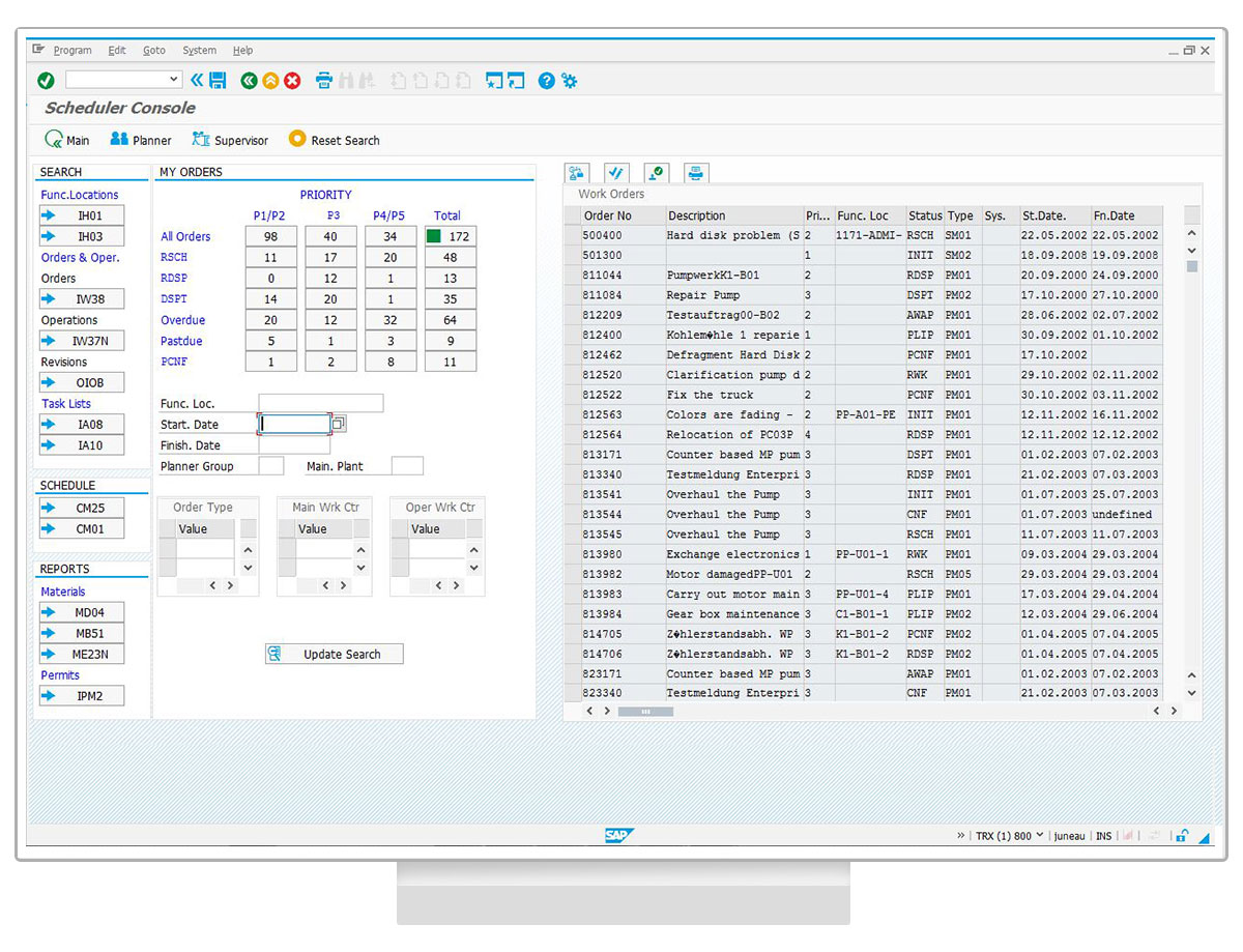 Desktop - Create SAP PM Launchpad