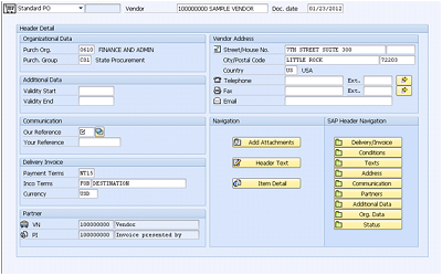 Custom SAP Screen Layout
