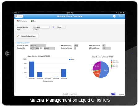 Material Management on Liquid UI for iOS