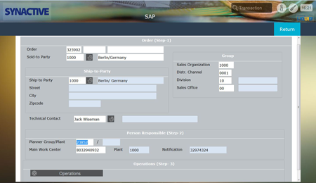 SAP Service Management Dashboard - Orca